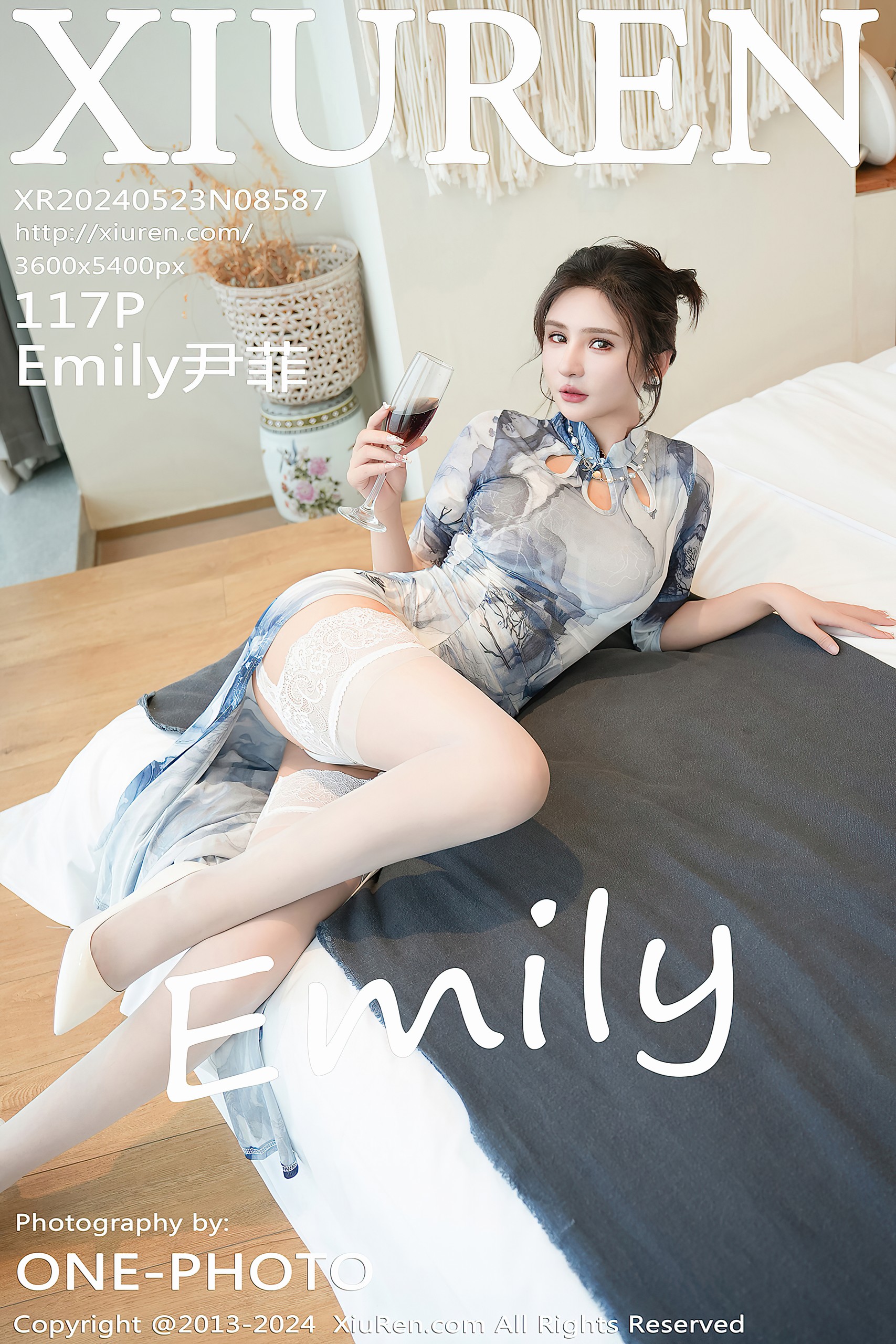 [XIUREN秀人网]2024.05.23 No.8587 Emily尹菲 情趣白丝[117P]